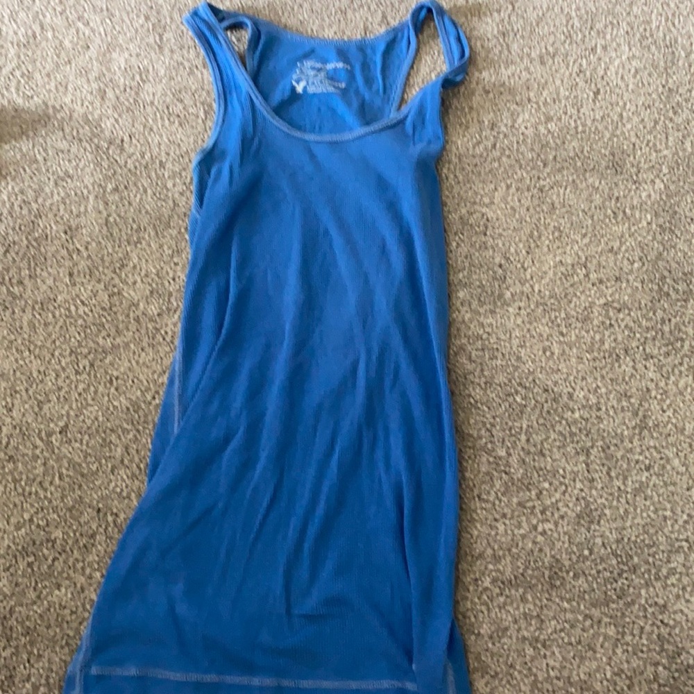 Blue tank top from American Eagle